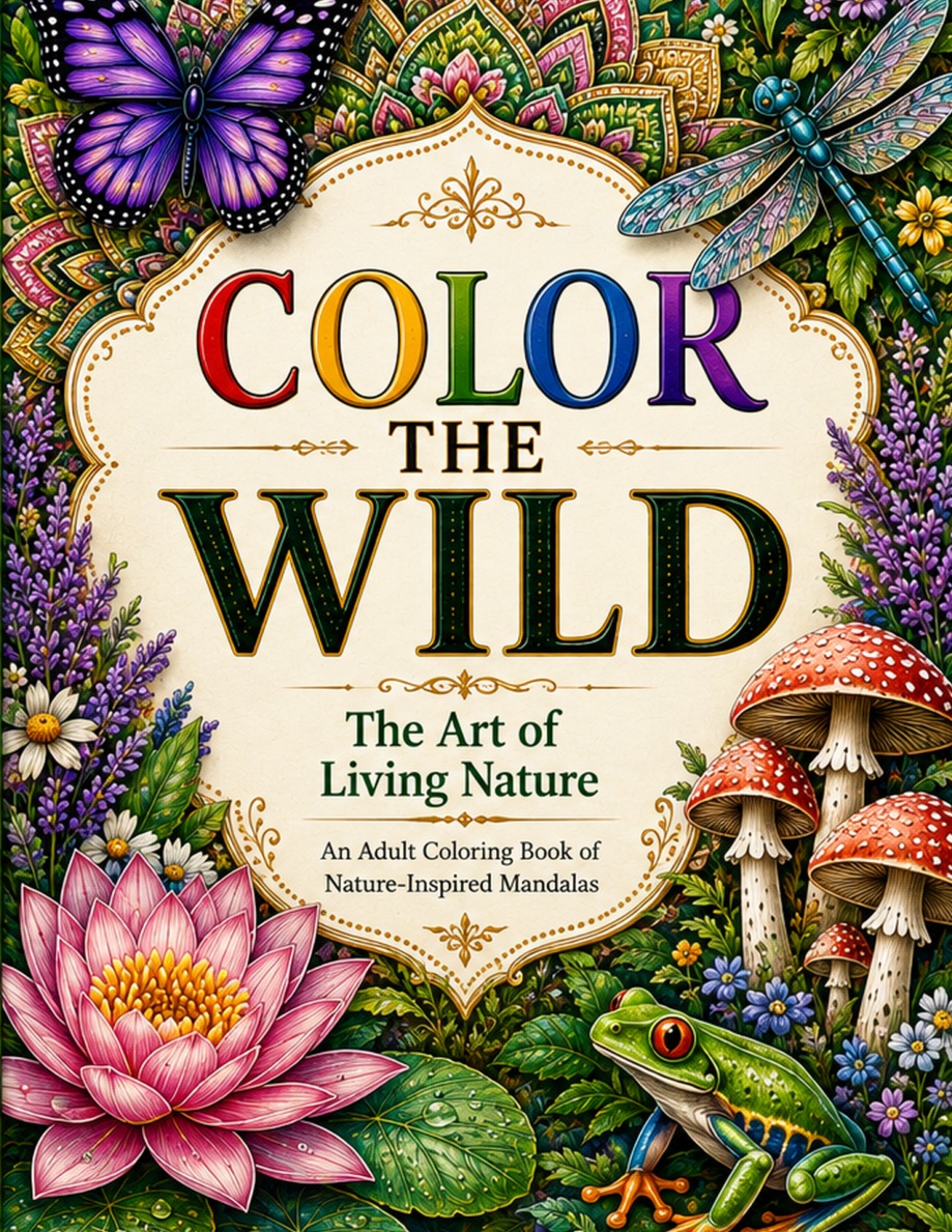 Color the Wild: The Art of Living Nature front cover