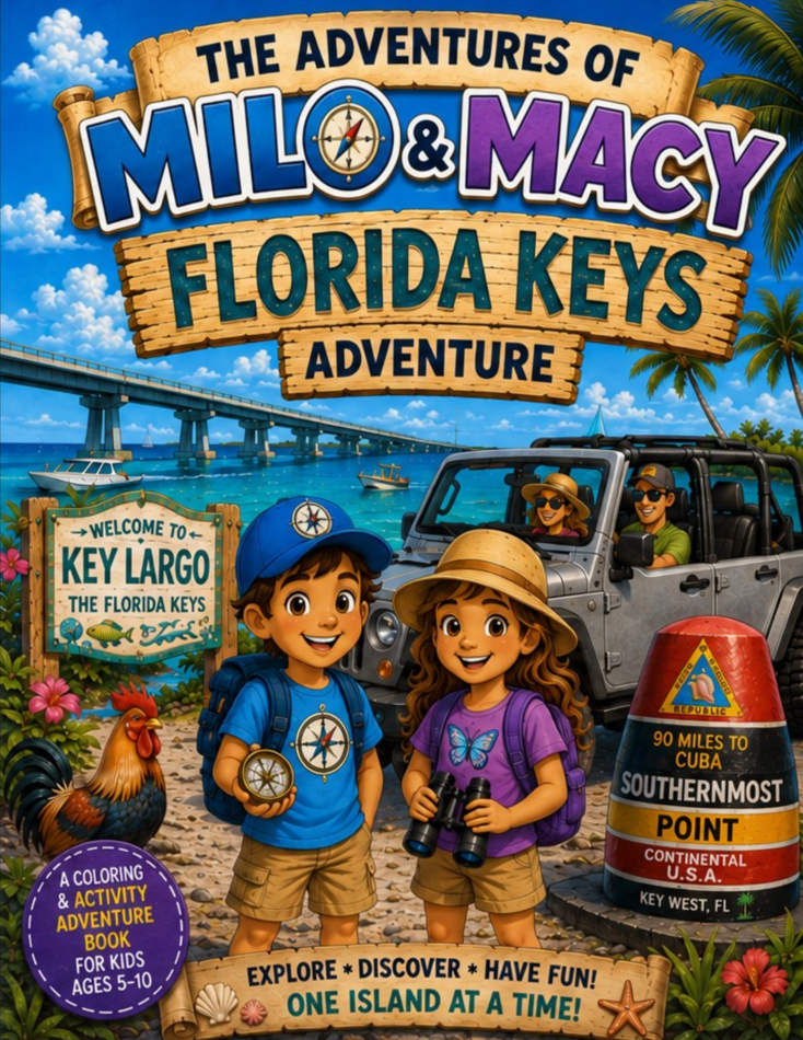 The Adventures of Milo and Macy: Florida Keys Adventure front cover
